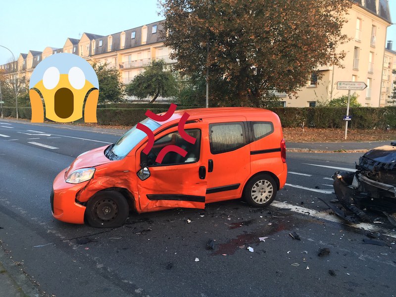 my orange car is broken